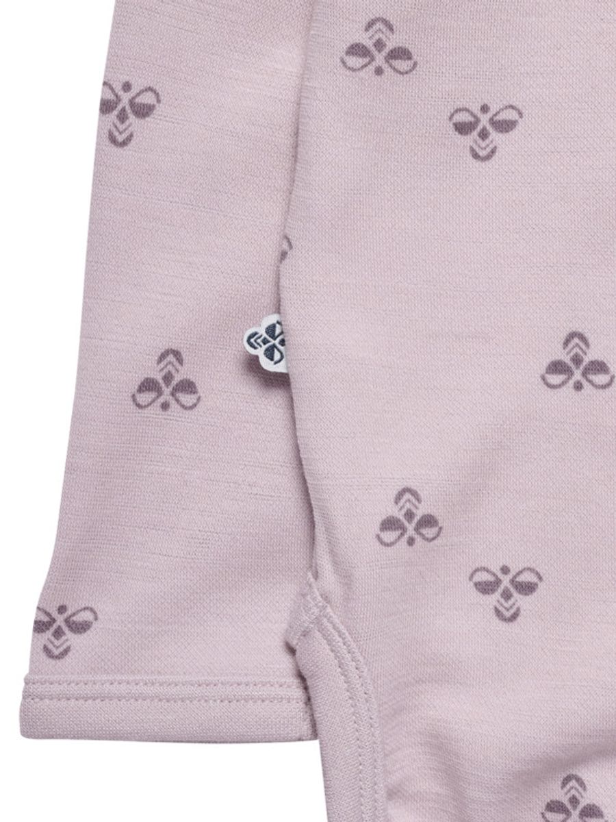Hummel Mini Langermet Ullbody Cloud Gray