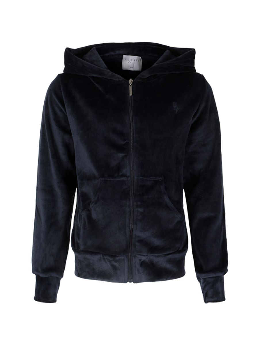 Vilje & Ve Hermine Velour Jakke Midnight Navy