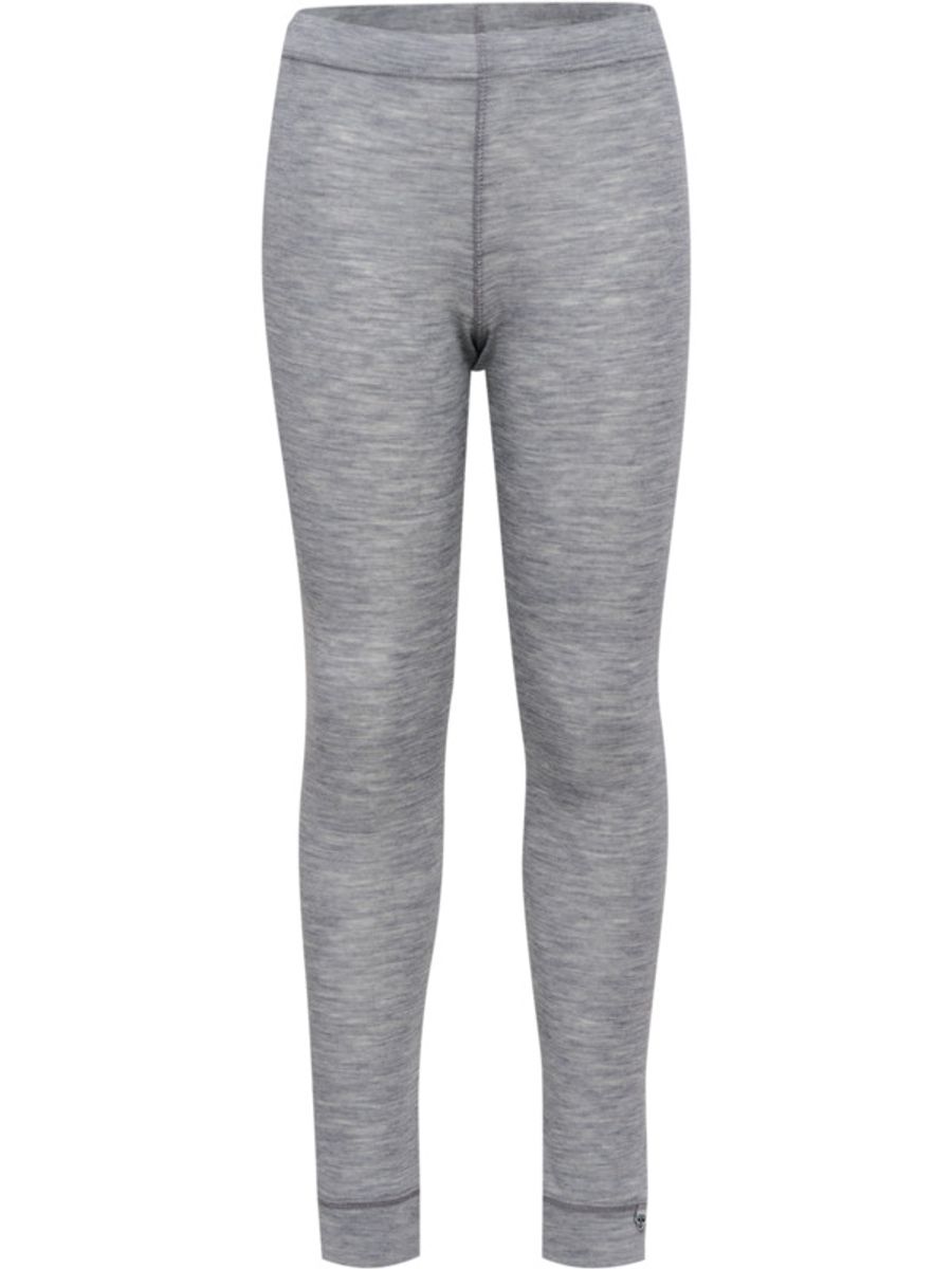 Hummel Jr Ull Rib Leggings Grey Melange