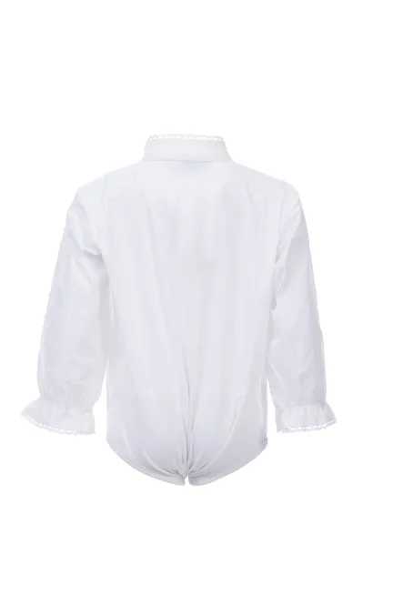 Hovedbilde Salto Eira Festdrakt Body Bluse Jente Hvit