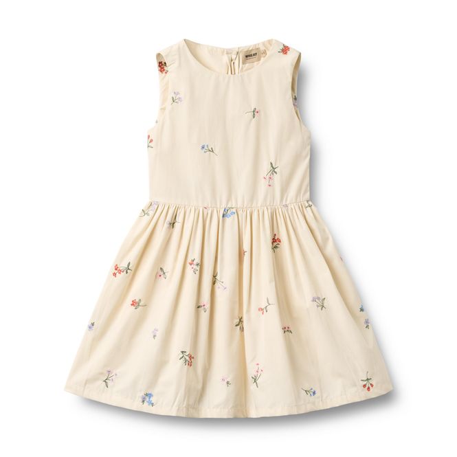 Hovedbilde Wheat Kjole Thelma  Ivory Embroidery Flowers