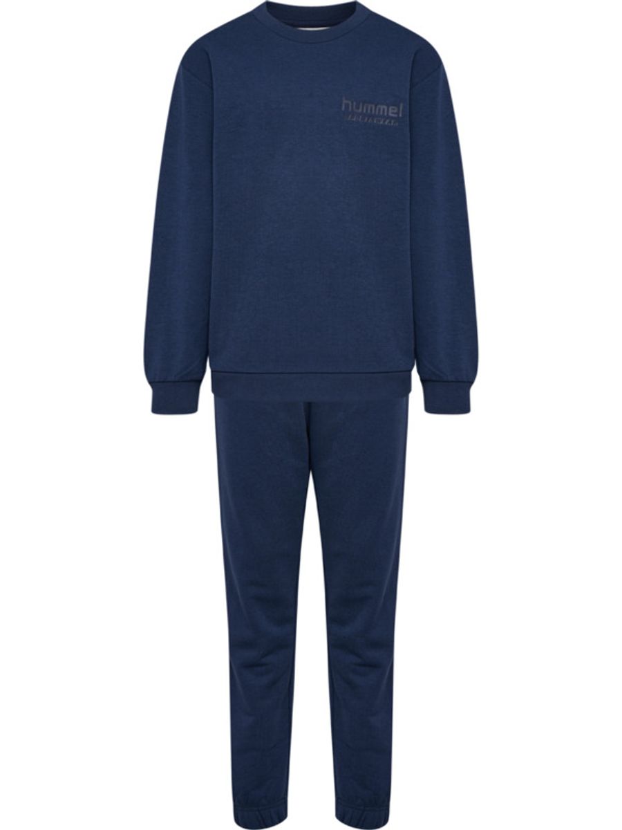 Hummel Jr Base Joggedress Mørk Blå
