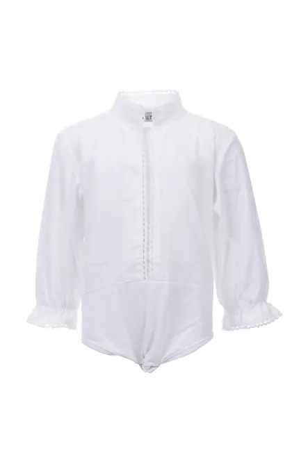 Hovedbilde Salto Eira Festdrakt Body Bluse Jente Hvit