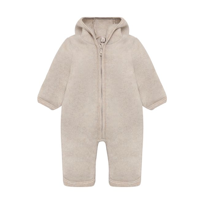 Hovedbilde HUTTEliHUT Ullfleecedress med Ører Camel Melange