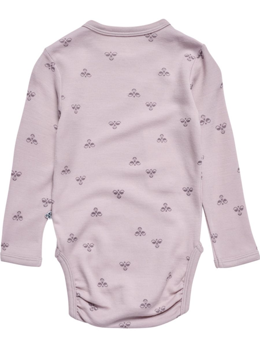 Hummel Mini Langermet Ullbody Cloud Gray