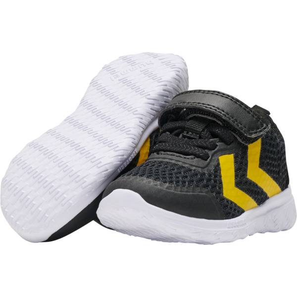 Black & Yellow Hummel Actus ML Baby Sneakers