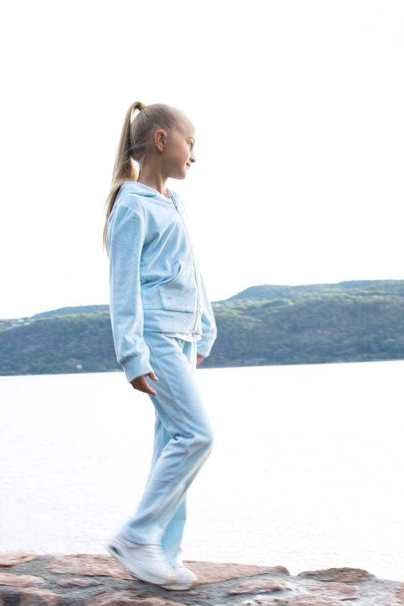 Vilje & Ve Hermine Velour Jkt Bluebelle
