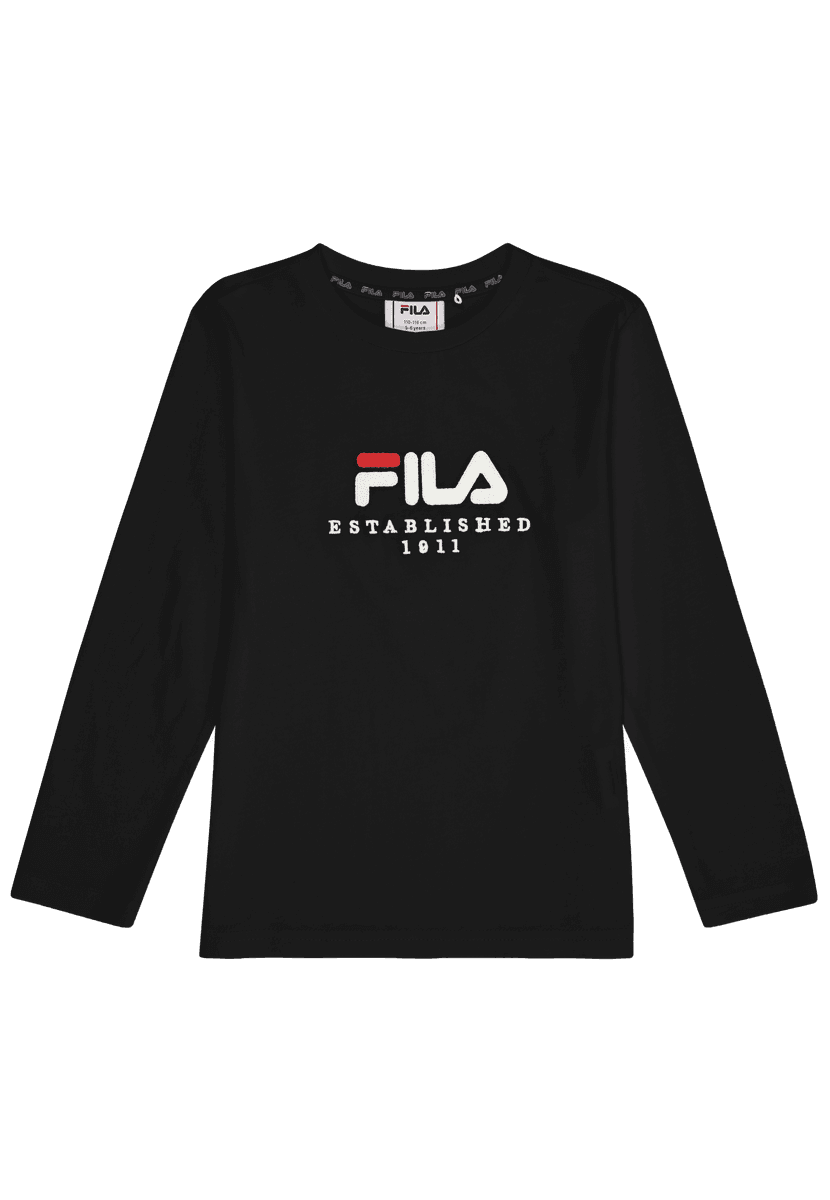 Fila Benna Regular Langermet T-Skjorte Black