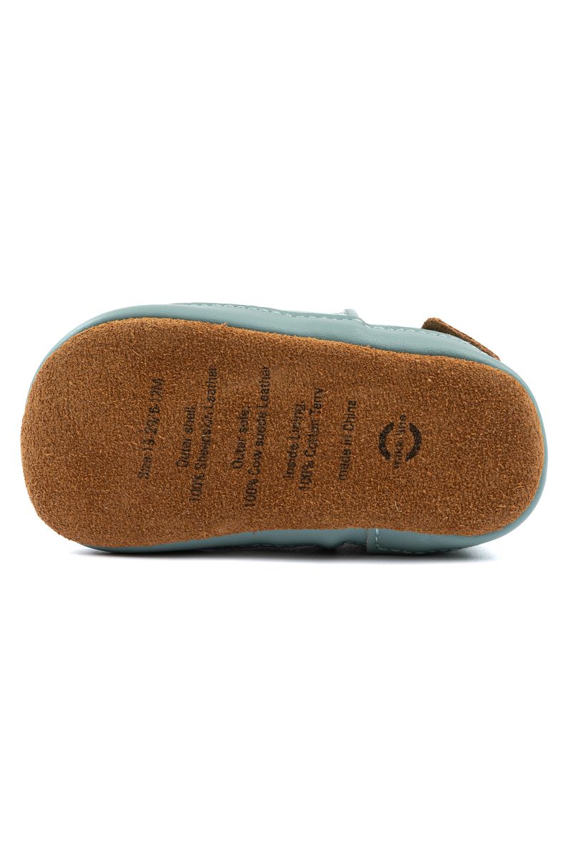 Mikk-Line Skinn tøfler 3D  Green Bay