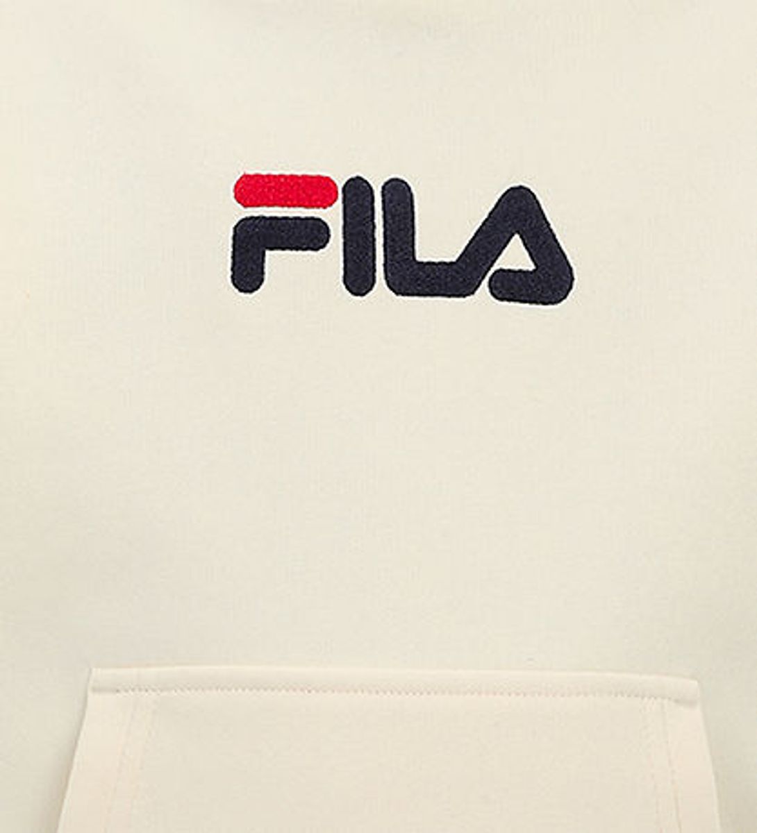 Fila Sande Classic Logo Hoody Antique White