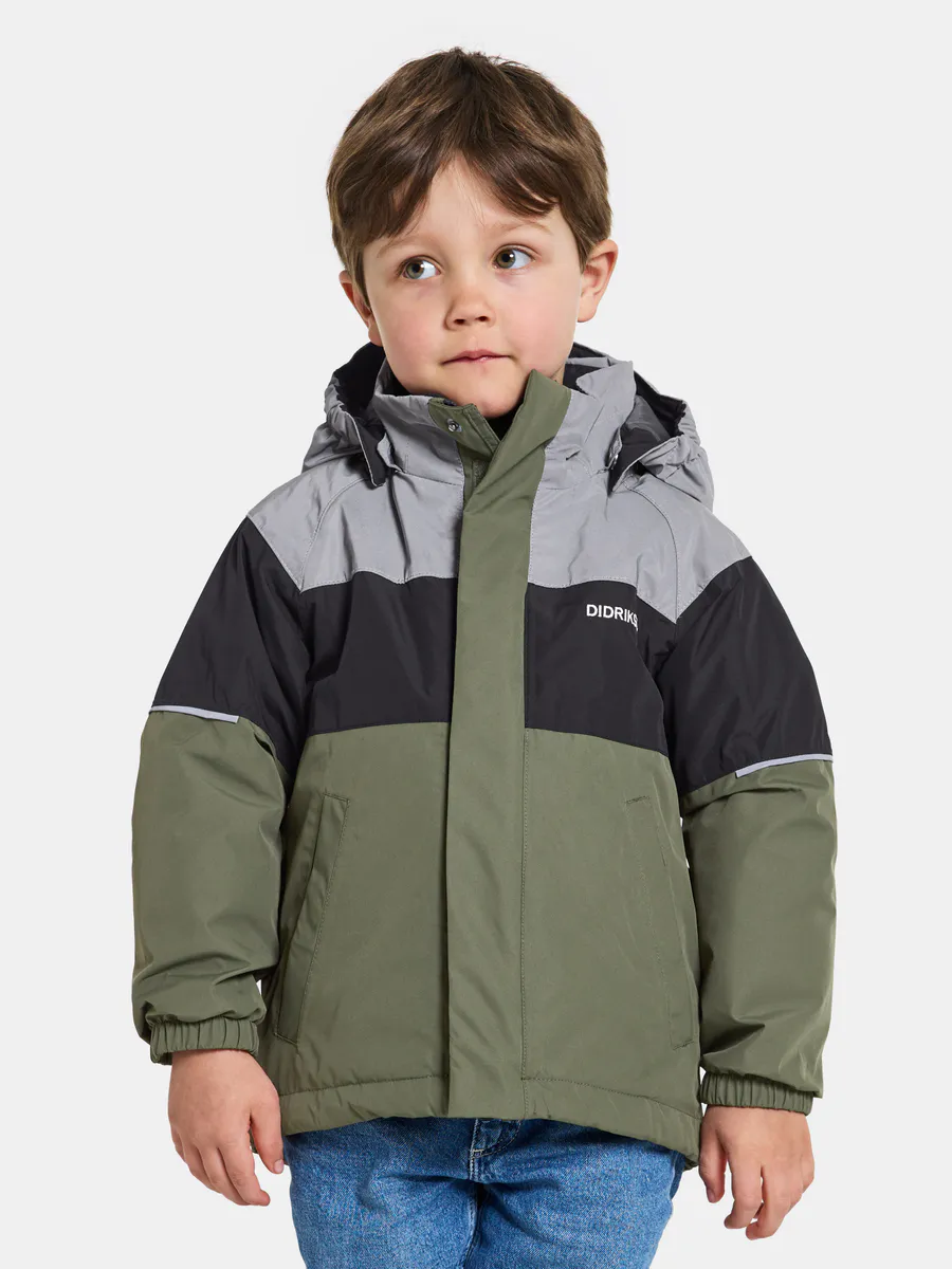 Didriksons Vinterjakke Lux Kids Deep Green