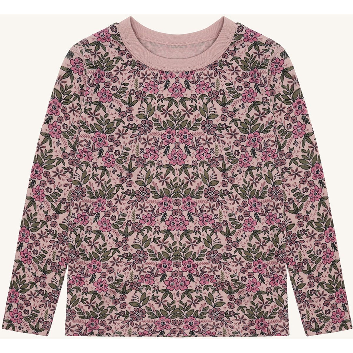 Hust and Claire Abba Flor Genser Ull/Bambus Adobe Rose