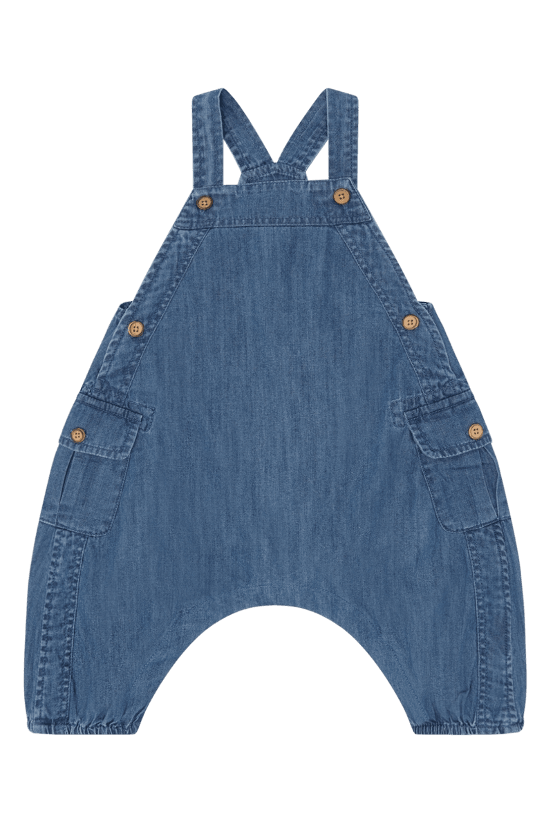 Hust And Claire Maks Chambray Selebukse Blue Denim