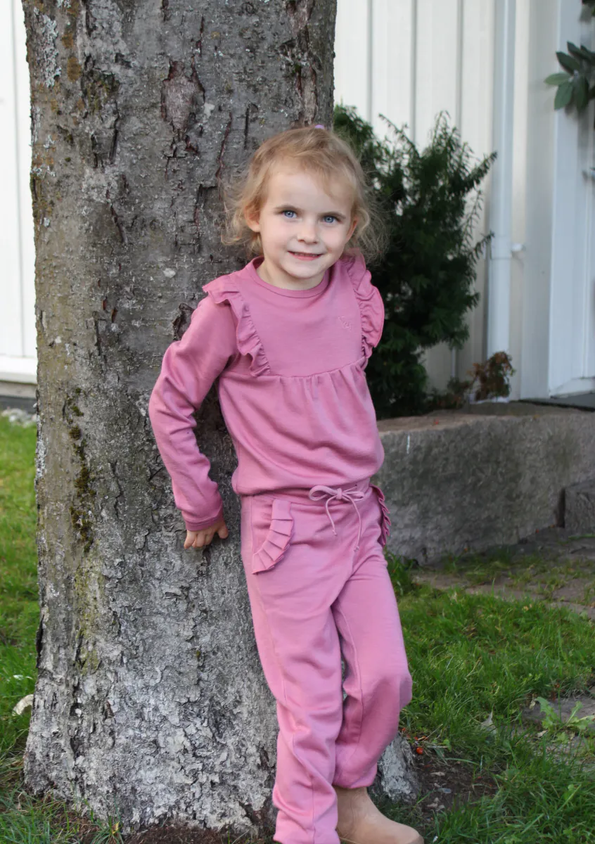Vilje & Ve Nanna Ull Bukse Soft Pink