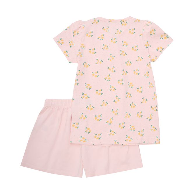 Hovedbilde Minymo T-shirt+Short Set AOP Rosen Quartz