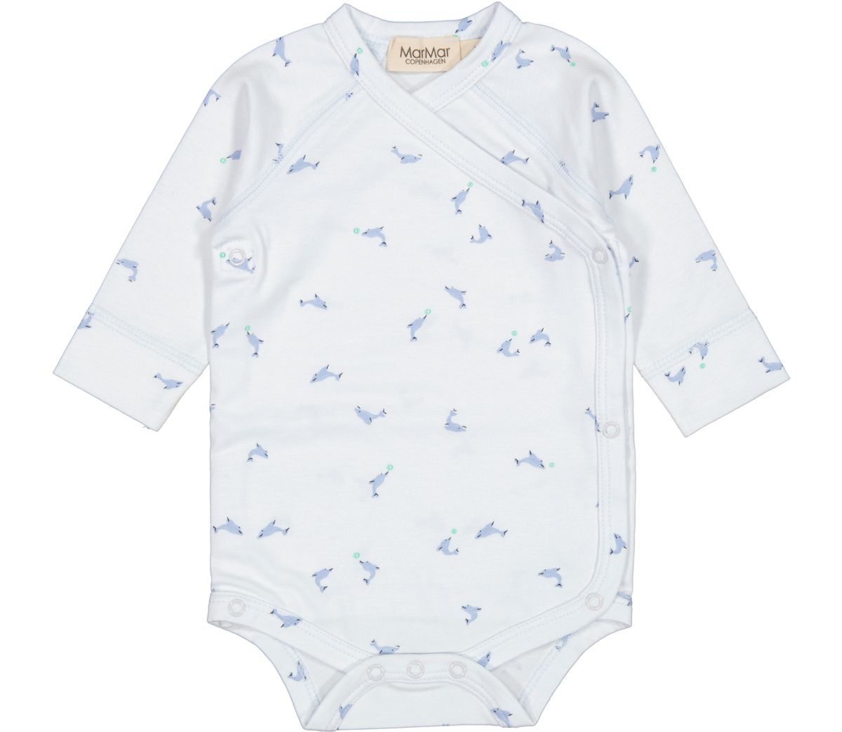 MarMar Omslagsbody Modal Smooth Print Belito Dolphin