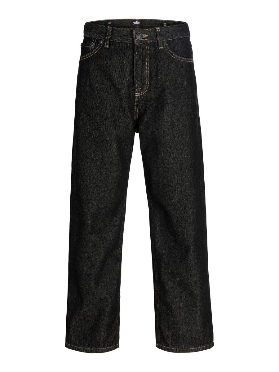 Jack & Jones Junior Alex Bukse Baggy Fit Black Denim