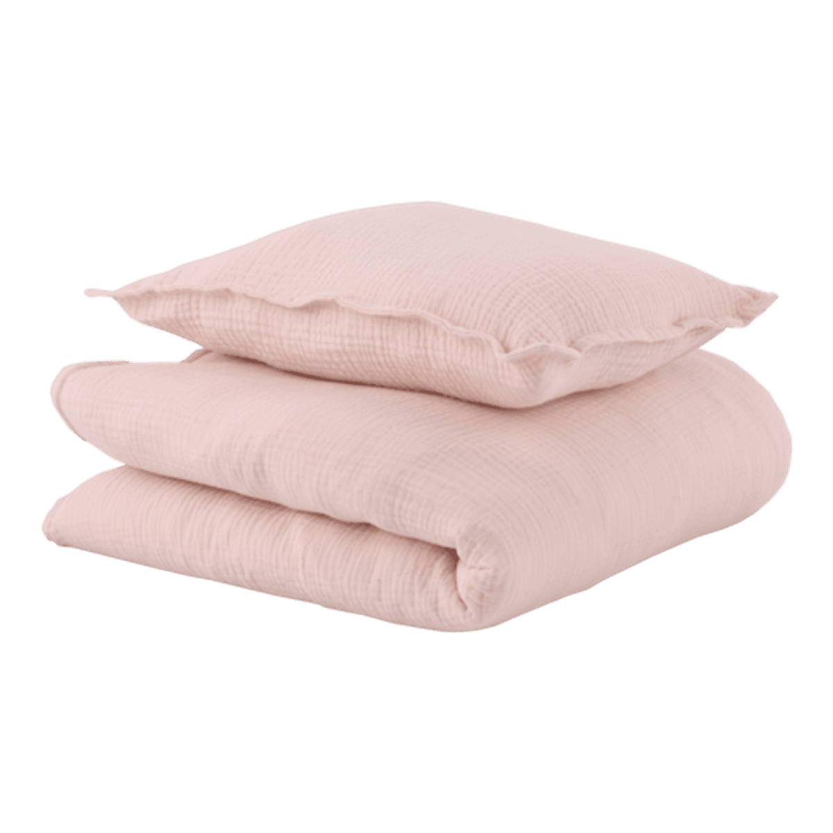 Oh, Poppy! Vega Musselin Sengetøy Baby Powder Pink