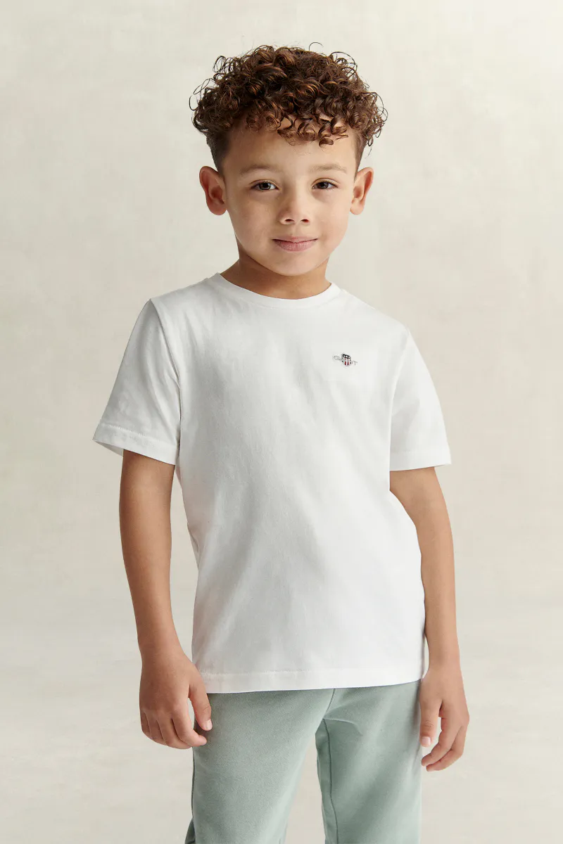 GANT Klassisk T-Skjorte Barn White