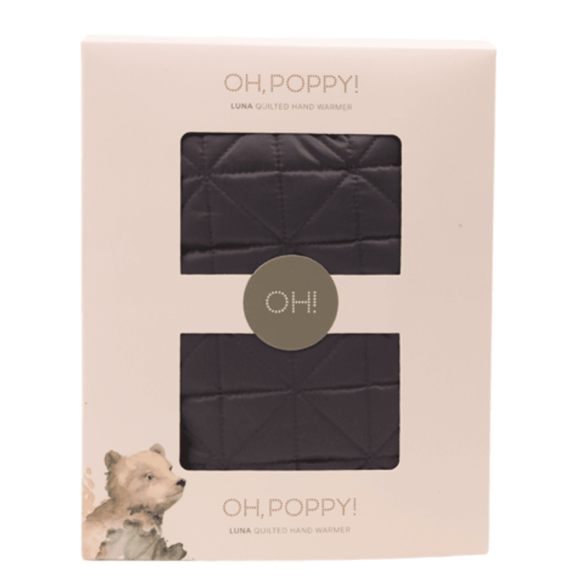 Oh, Poppy! Luna Vattert Håndvarmer til Barnevogn Anthracite Gray
