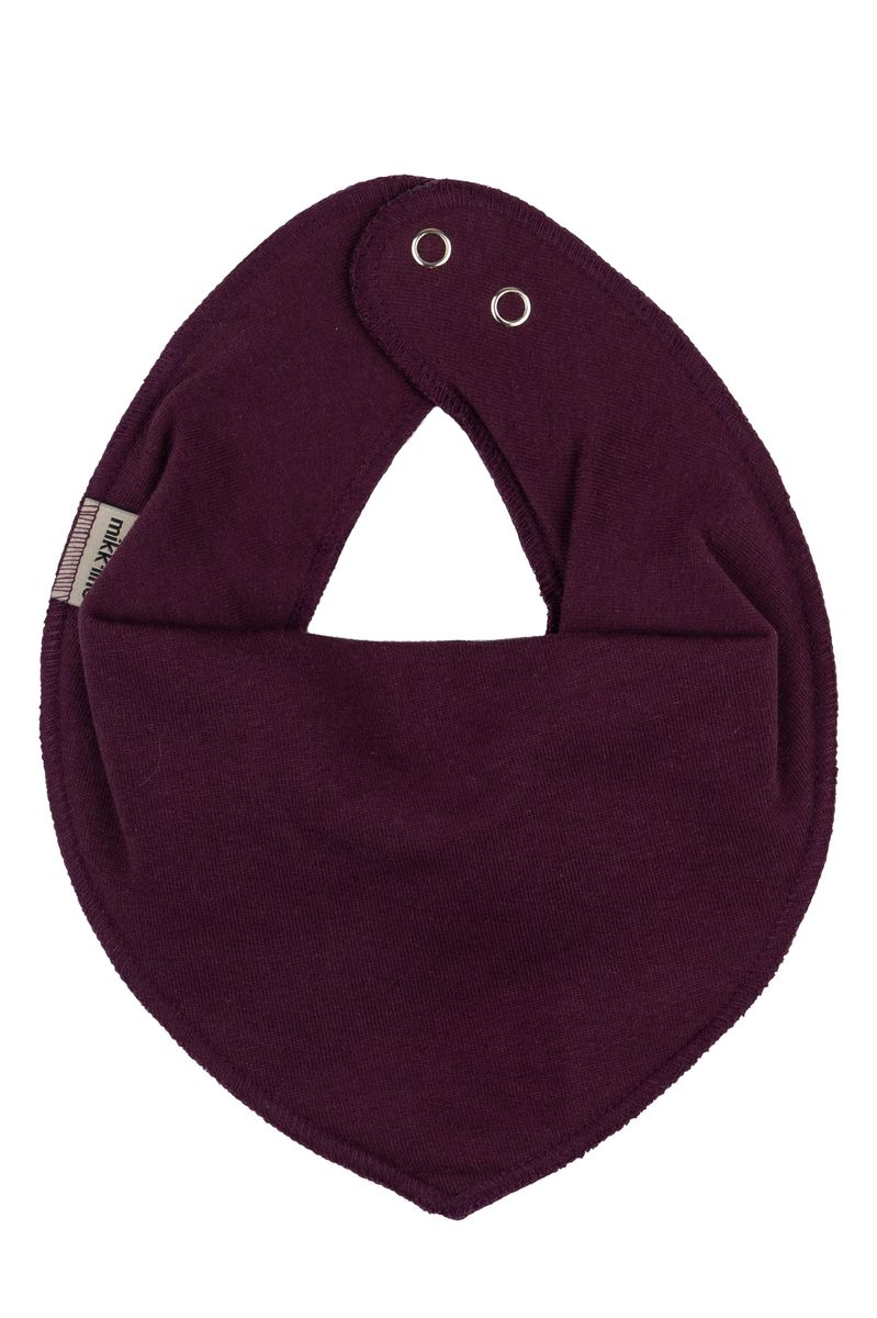Mikk-Line Bambus/Bomull Smekke Triangle Plum Wine