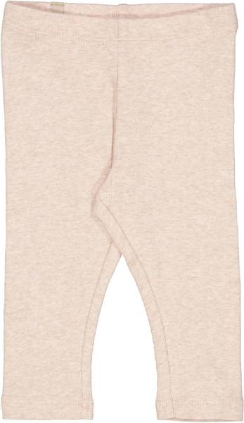 Wheat Rib Leggings Rose Melange Baby