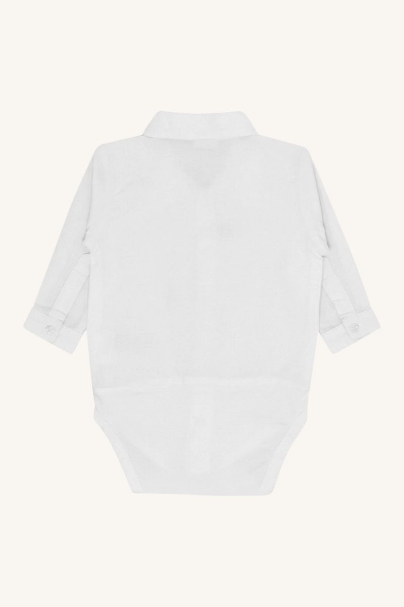 Hust and Claire Birger Ensfarget Body Hvit