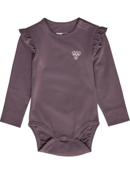 Hovedbilde Hummel Mini Langermet Volangbody Black Plum