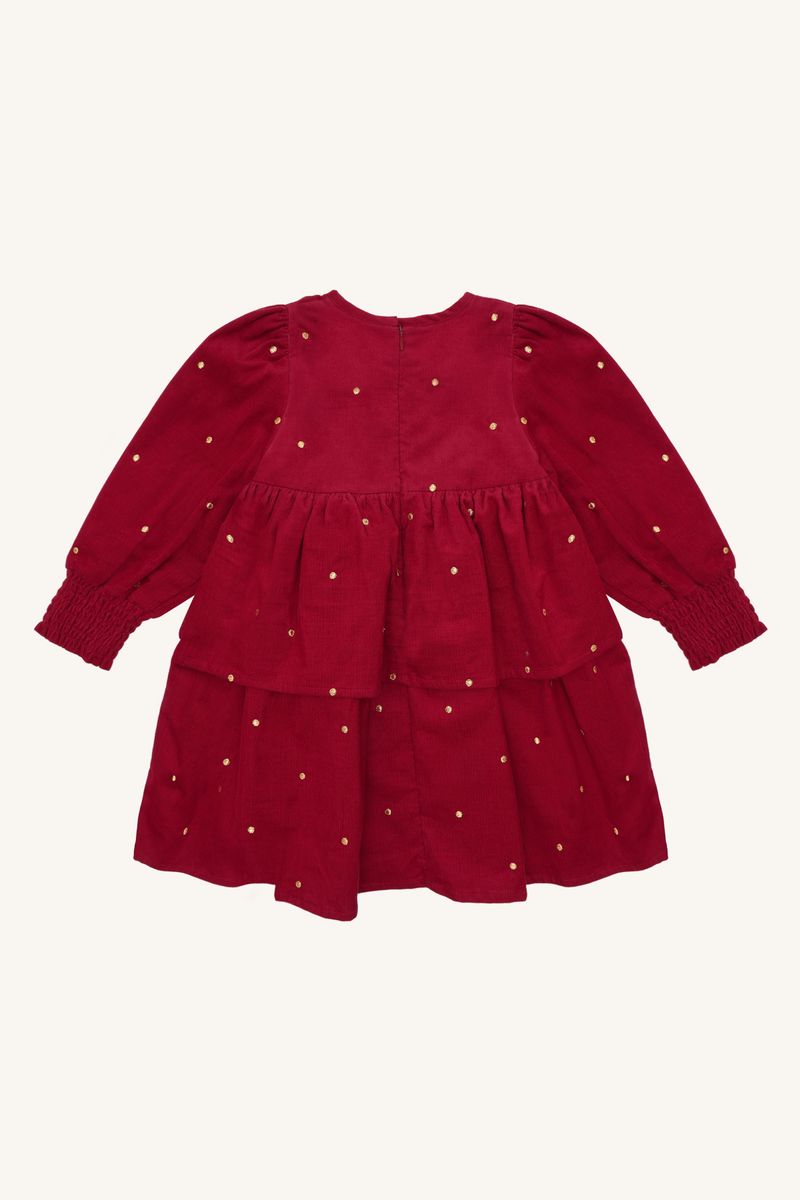 Hust and Claire Karoline Dots Kjole Teaberry