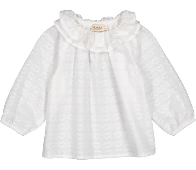 Hovedbilde MarMar Topp Dobby Hearts Tonella White