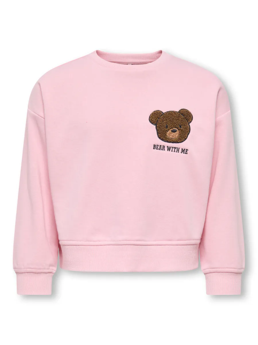 Only Kids Wilma Genser Loose Fit Romance Rose Bear