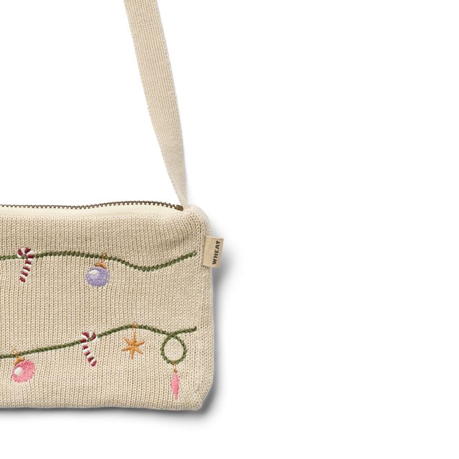Hovedbilde Wheat Heklet Veske Dagmar Broderi Offwhite