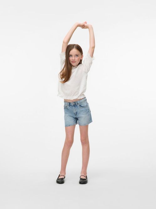 Hovedbilde Vero Moda Girl Tess Shorts Loose Fit Light Blue ...
