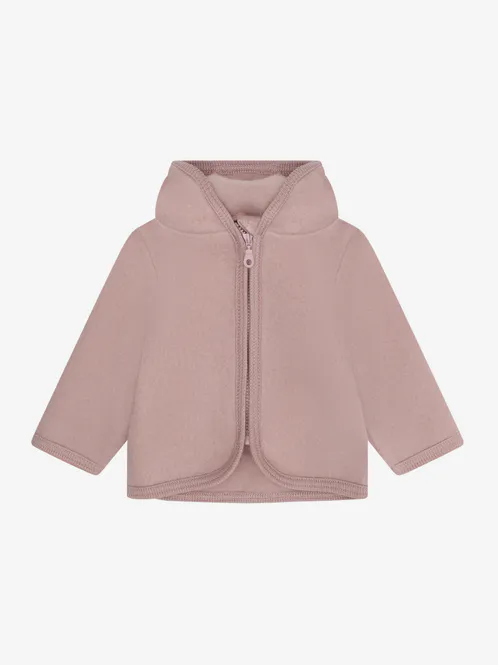 Hovedbilde HUTTEliHUT Ullfleecejakke med Ører Mahogany Rose