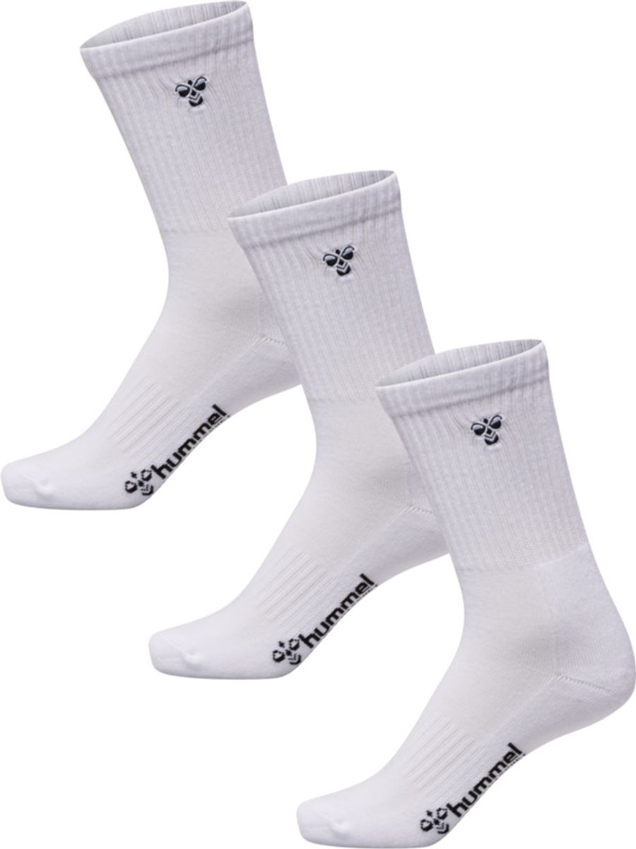 Hummel Sokker 3-Pakning Hvit
