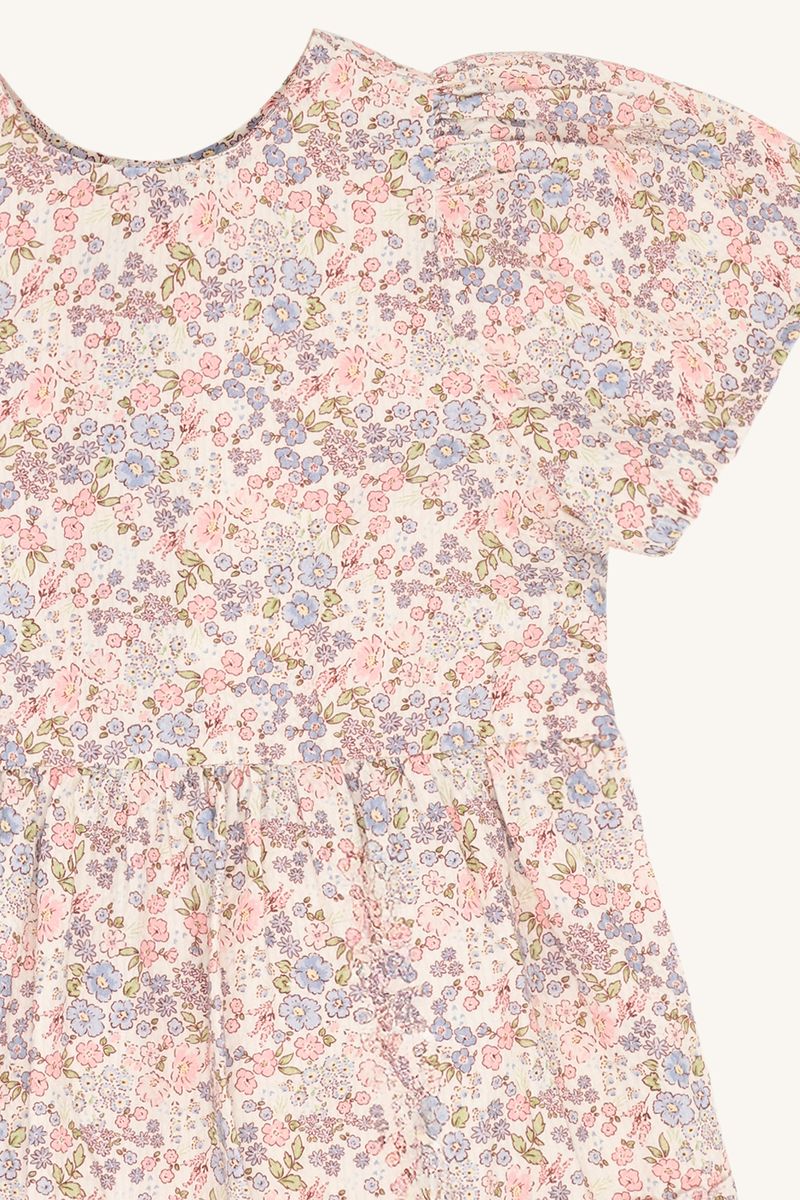 Hust and Claire Karoline Kjole Småblomster Ivory