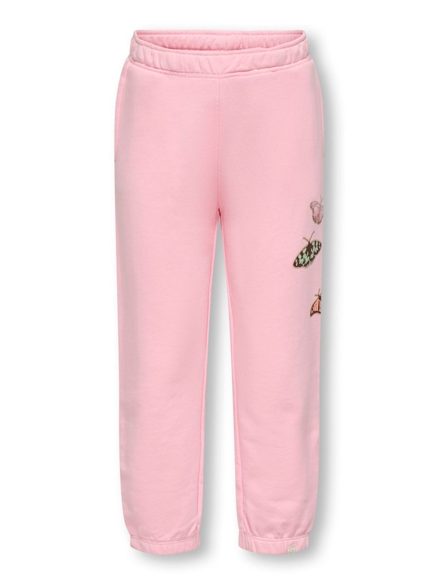 Only Kids Butterfly Bukse Loose Fit Tickled Pink Butterfly