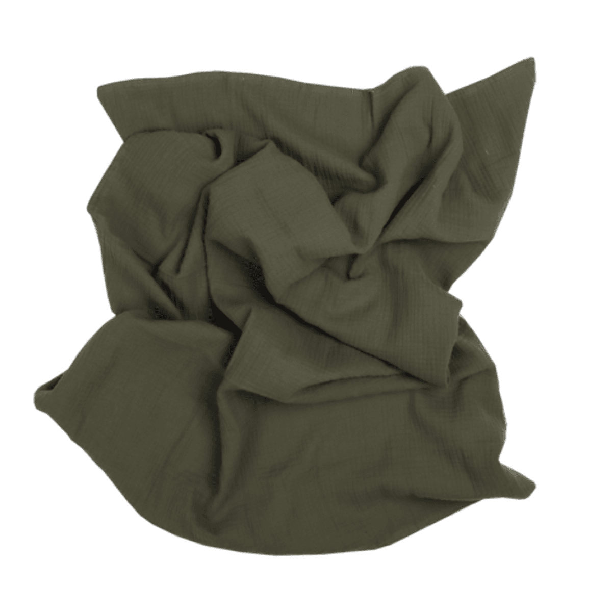 Oh, Poppy! Holly Musselin Svøpeteppe 2-pk Fresh Vanilla/Forest Green