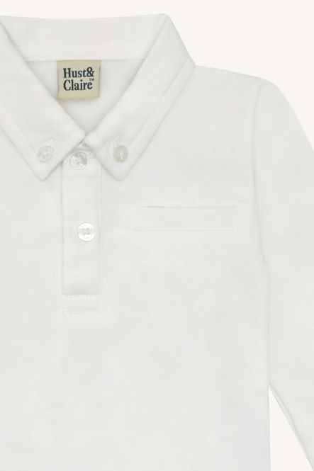 Hovedbilde Hust and Claire Basil Solid Skjortebody White