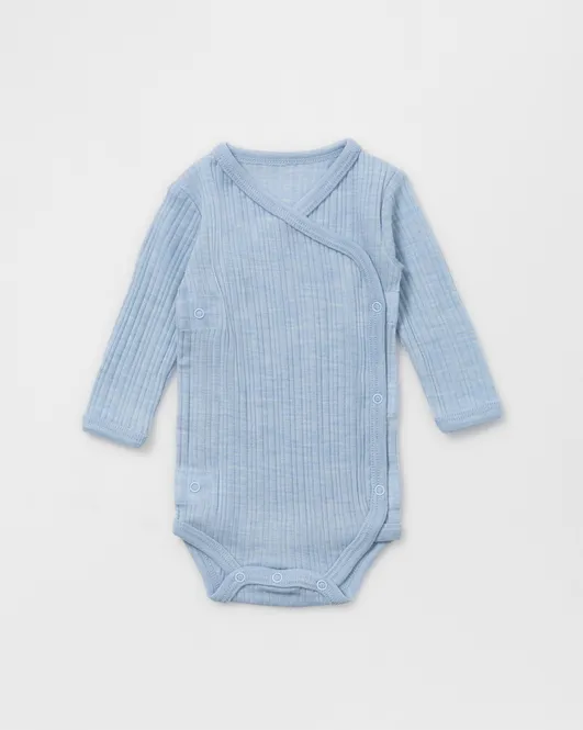 Hovedbilde LilleLam Ull Body mini August Himmelblå