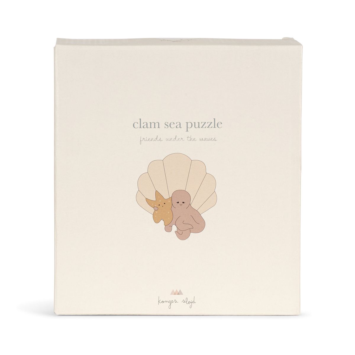 Konges Sløjd Sea Animals Wood Clam Puzzle Multi