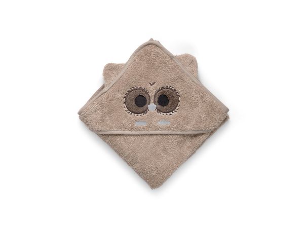 Nuuroo Aki Hooded Baby Towel Cobblestone (70x70cm)