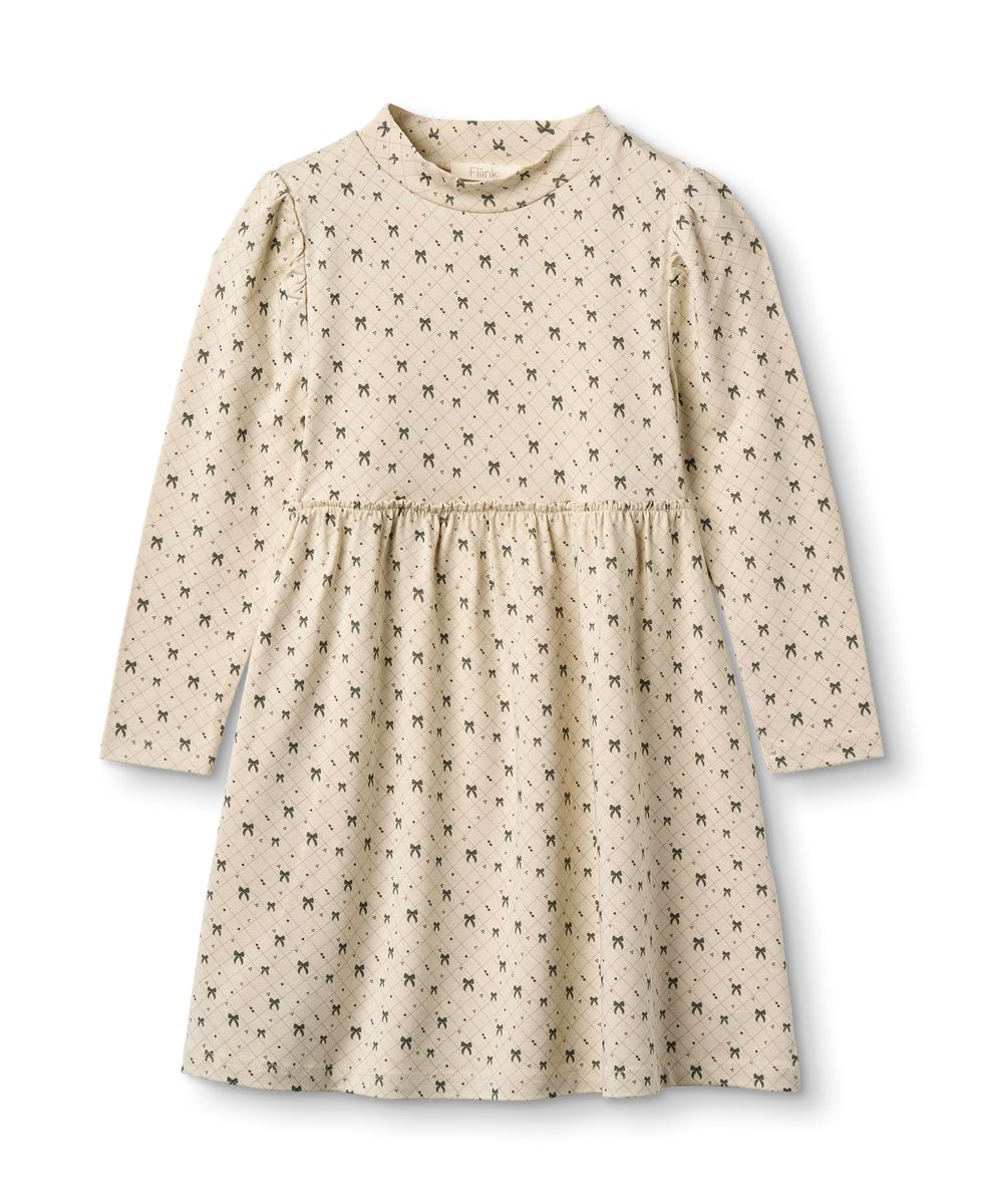 Fliink Kelly Ls Dress Jersey Sandshell Aop.