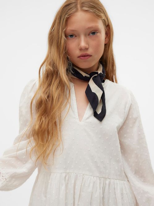 Hovedbilde Vero Moda Girl Trine Kjole Hvit