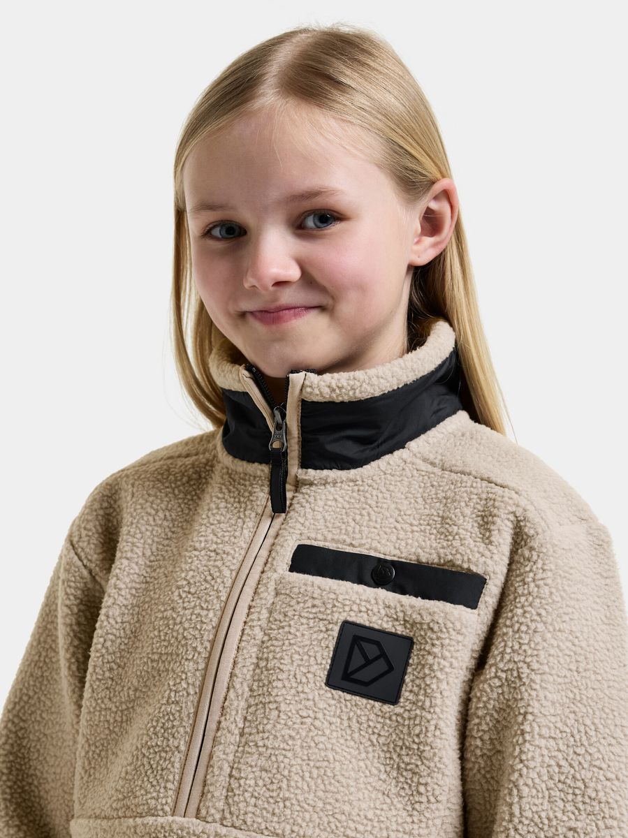 Didriksons Joule Fleecegenser Beach Beige